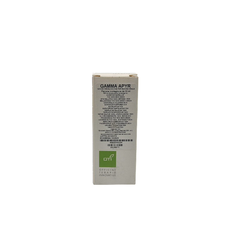 Gamma apyr composto gocce 50 ml soluzione idroalcolica Gamma apyr composto gocce 50 ml soluzione idroalcolica