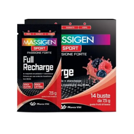 Massigen sport full recharge 14 bustine Massigen sport full recharge 14 bustine