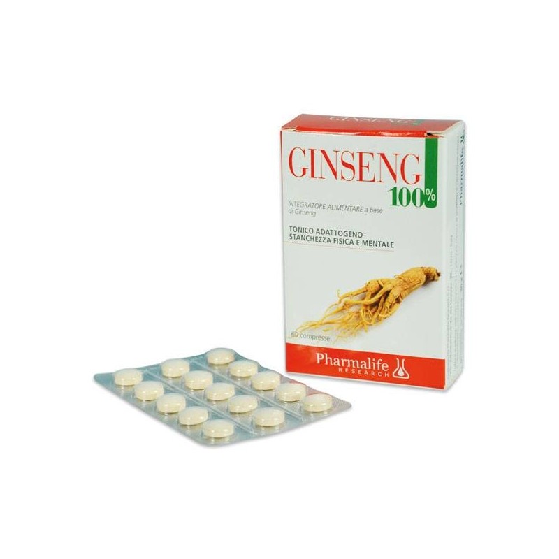 Ginseng 100% 60 compresse Ginseng 100% 60 compresse
