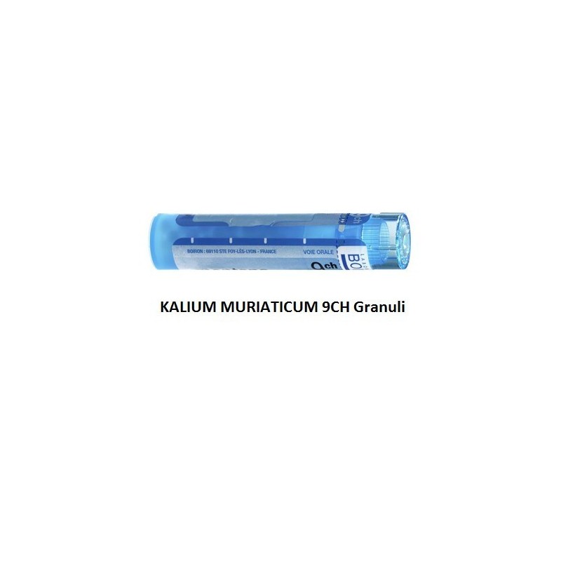 Kalium muriaticum boiron 80 granuli 9 ch contenitore multidose Kalium muriaticum boiron 80 granuli 9 ch contenitore multidose
