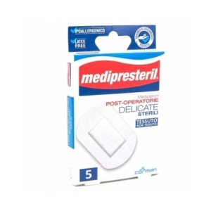Medicazione medipresteril post operatoria delicata sterile 8x10 5 pezzi