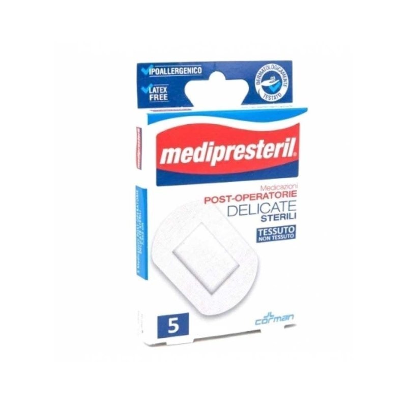 Medicazione medipresteril post operatoria delicata sterile 8x10 5 pezzi