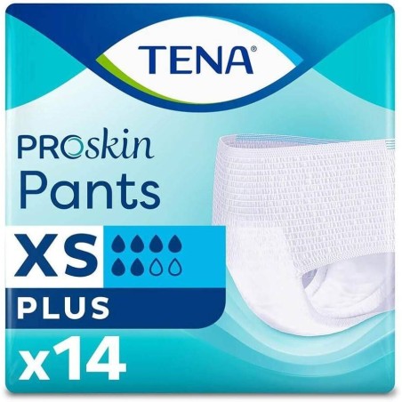 Pannolone a mutandina tena pants plus xs 14 pezzi