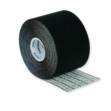 Benda adesiva actimove leukotape k taping fisioterapico larghezza 5 cm lunghezza 5 m colore nero in rotolo Benda adesiva actimove leukotape k taping fisioterapico larghezza 5 cm lunghezza 5 m colore nero in rotolo