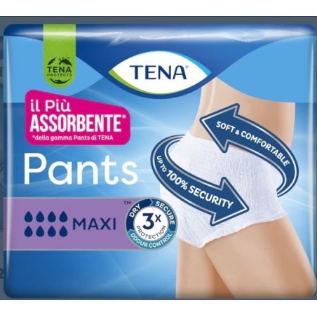 Pannolone a mutandina tena pants maxi xl 10 pezzi Pannolone a mutandina tena pants maxi xl 10 pezzi