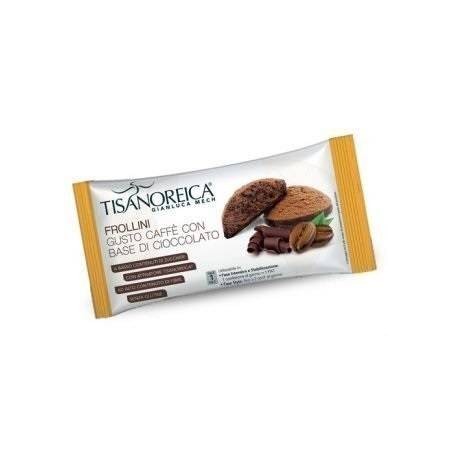 Tisanoreica frollini caffe' con base di cioccolato 50 g Tisanoreica frollini caffe' con base di cioccolato 50 g