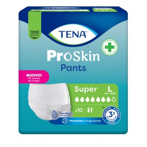 Pannolone a mutandina tena pants super l 10 pezzi Pannolone a mutandina tena pants super l 10 pezzi