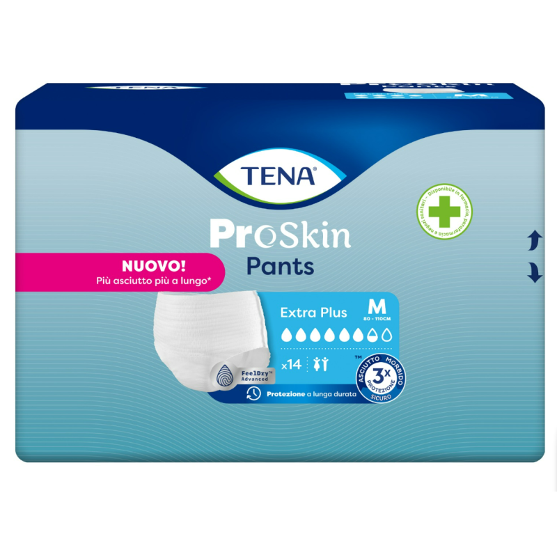 Pannolone a mutandina tena pants extra plus m 14 pezzi