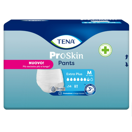 Pannolone a mutandina tena pants extra plus m 14 pezzi