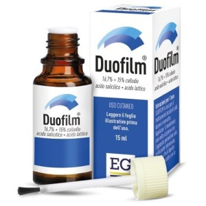Duofilm collodio 1 flacone 15 ml 16,7% + 15%