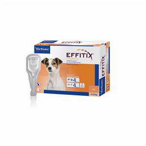 Effitix 67 mg/600 mg soluzione spot-on per cani di taglia piccola