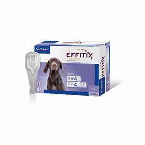 Effitix 134 mg/1200 mg soluzione spot-on per cani di taglia media