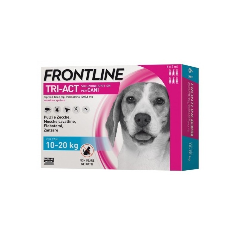 Frontline tri-act soluzione spot-on per cani di 10-20 kg Frontline tri-act soluzione spot-on per cani di 10-20 kg