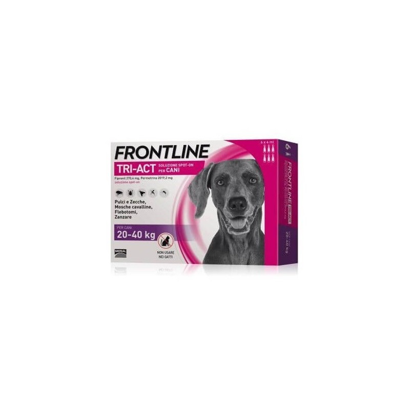 Frontline tri-act soluzione spot-on per cani di 20-40 kg Frontline tri-act soluzione spot-on per cani di 20-40 kg