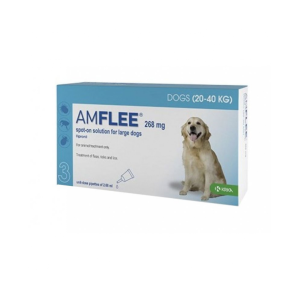 Amflee 268 mg soluzione spot-on per cani di taglia grande
