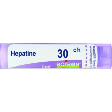 Hepatine 30ch tubo diluizione hahnemanniana centesimale in granuli