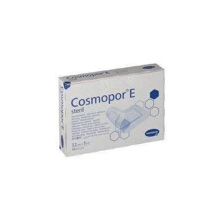 Cosmopor e cerotto adesivo per medicazioni in tessuto non tessuto 7,2x5cm 10 pezzi