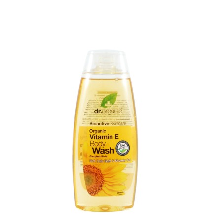 Dr organic vitamin e body wash detergente corpo 250 ml