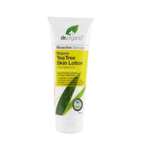 Dr organic tea tree skin lotion lozione corpo 200 ml