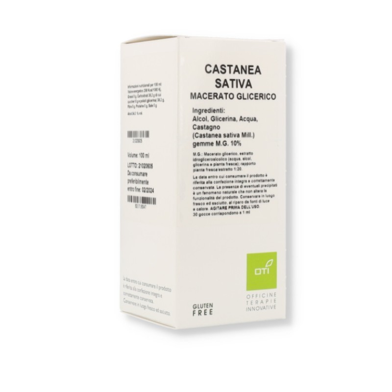 Castanea sativa macerato glicerico 10% gocce 100ml Castanea sativa macerato glicerico 10% gocce 100ml