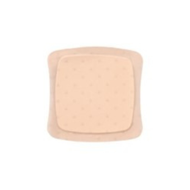 Medicazione sterile in schiuma di poliuretano idrocellulareaquacel ag foam non adesiva assorbente 10x10 cm 10 pezzi