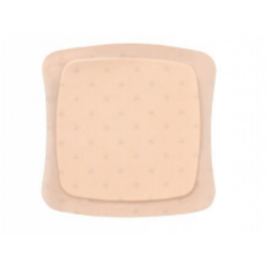 Medicazione sterile in schiuma di poliuretano idrocellulareaquacel ag foam non adesiva 20x20 cm 5 pezzi