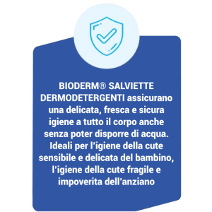 Bioderm salviette dermodetergenti 100 pezzi Bioderm salviette dermodetergenti 100 pezzi