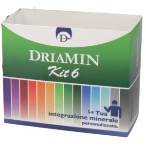 Driamin kit 6 flacone vuoto con misurino, etichetta e foglioillustrativo Driamin kit 6 flacone vuoto con misurino, etichetta e foglioillustrativo