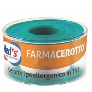 Cerotto meds ipoallergenico trasparente 500x1,25 cm