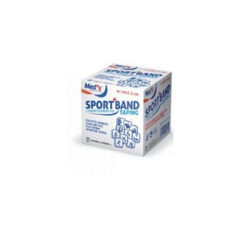 Cerotto meds tela bianca sportivo 1000x5 cm