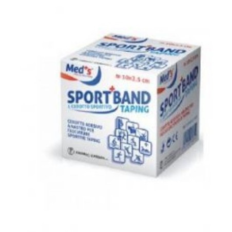 Cerotto meds tela bianca sportivo 1000x5 cm