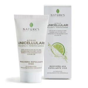 Nature's acque unicellulari maschera aha esfoliante viso 50ml