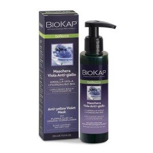 Biokap bellezza maschera viola antigiallo 150 ml biosline