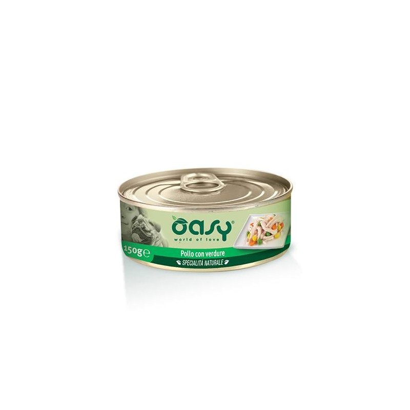 Oasy wet dog pollo con verdure 150 g Oasy wet dog pollo con verdure 150 g
