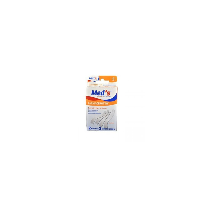 Cerotto meds strip poliuretano ipoallergenico classico l/xl20 pezzi