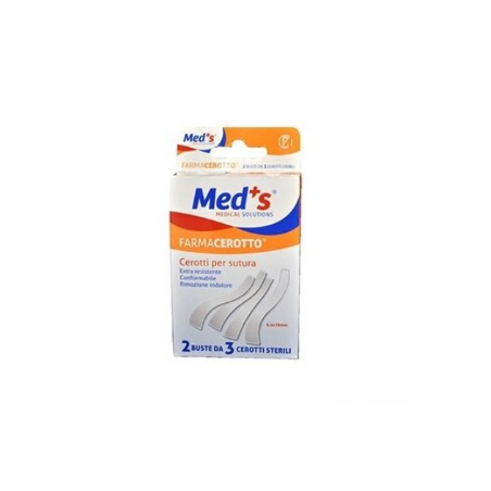 Cerotto meds strip poliuretano ipoallergenico classico l/xl20 pezzi