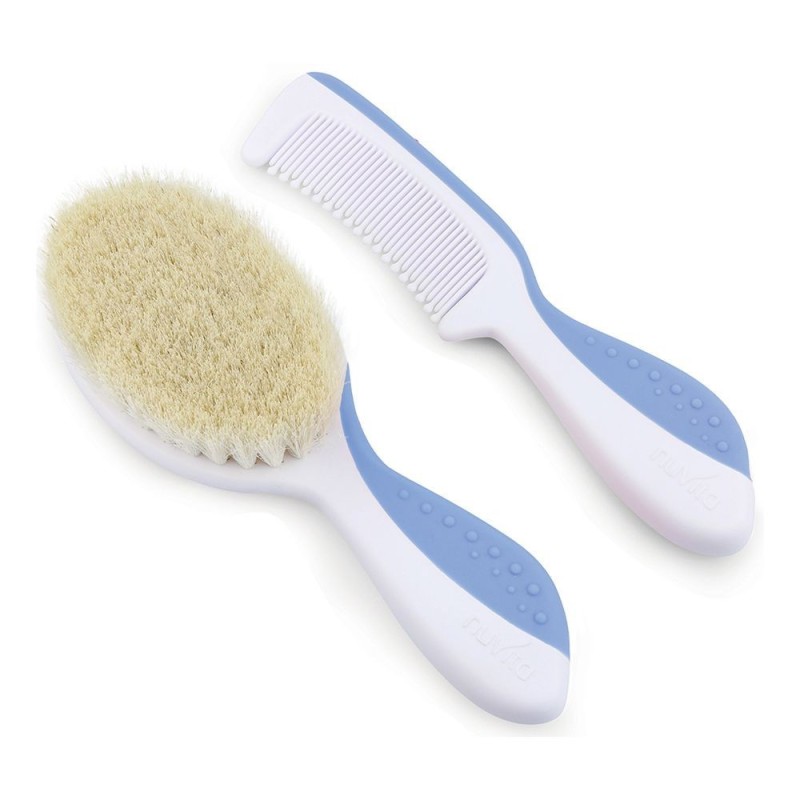 Kit capelli spazzola/pettine blu Kit capelli spazzola/pettine blu