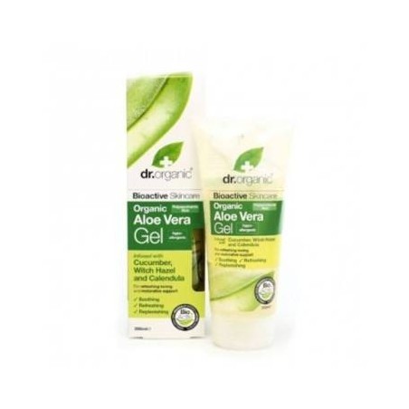 Dr organic aloe cucumber gel gel corpo cetriolo calendula amamelide 200 ml