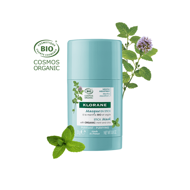 Klorane maschera stick purificante menta acquatica 25 g Klorane maschera stick purificante menta acquatica 25 g