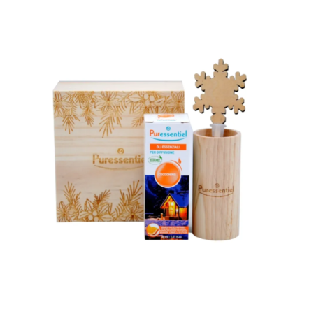 Puressentiel cofanetto diffusore capillarita' cocooning + miscela cocooning 30 ml