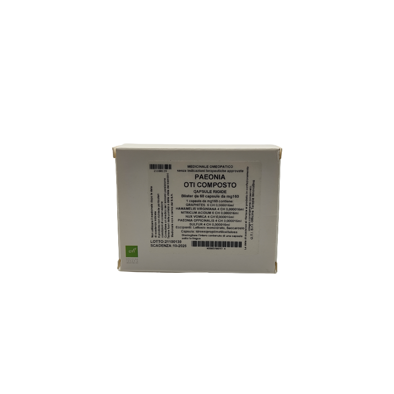 Paeonia oti composto 60 capsule Paeonia oti composto 60 capsule