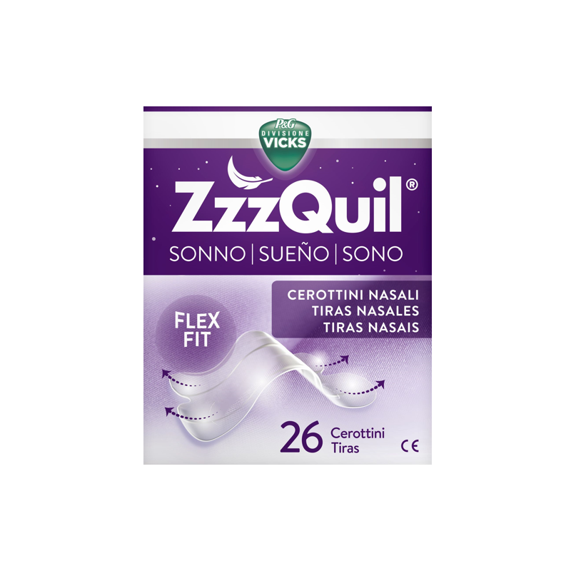 Cerotto nasale zzzquil 26 pezzi Cerotto nasale zzzquil 26 pezzi