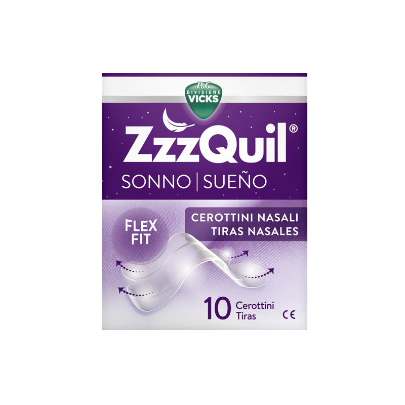 Cerotto nasale zzzquil 10 pezzi Cerotto nasale zzzquil 10 pezzi