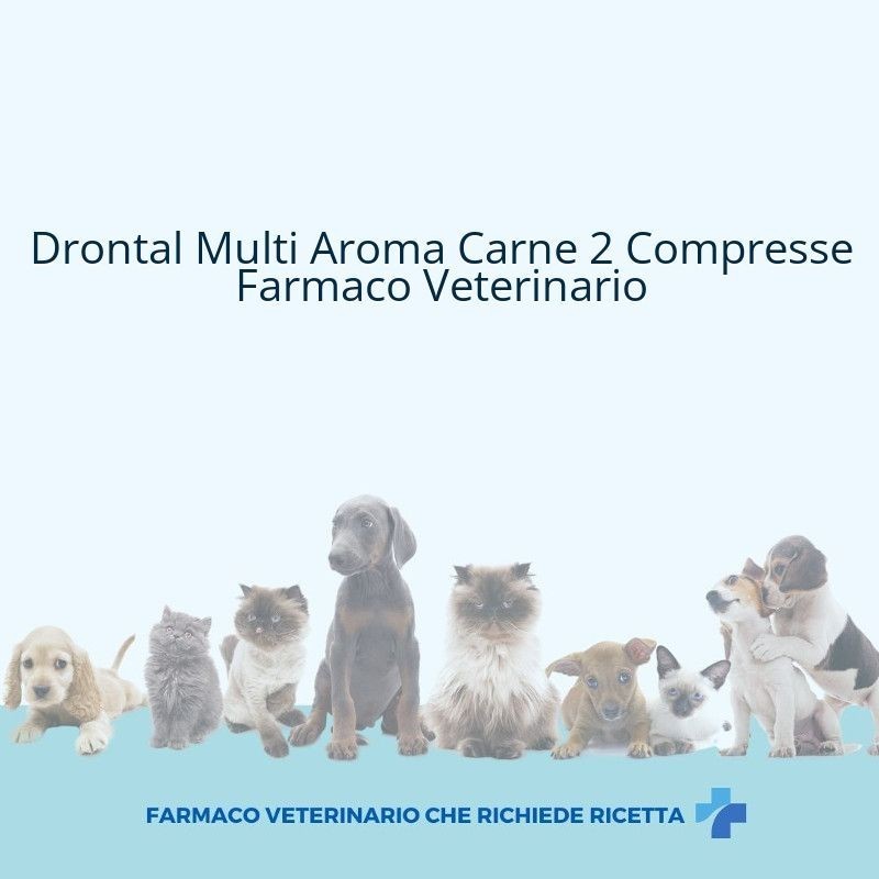 Drontal multi aroma carne 150/144/50 mg compresse per cani fino a 10 kg