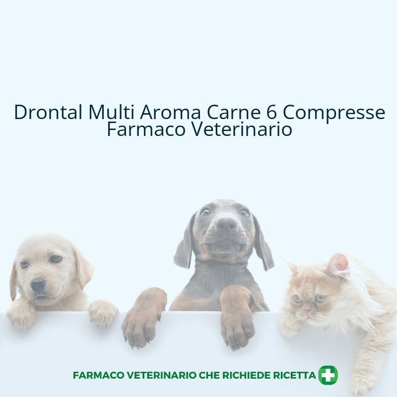 Drontal multi aroma carne 150/144/50 mg compresse per cani fino a 10 kg