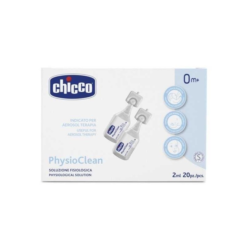 Soluzione salina isotonica physioclean 20 pezzi da 2 ml