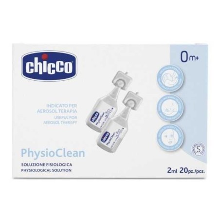Soluzione salina isotonica physioclean 20 pezzi da 2 ml Soluzione salina isotonica physioclean 20 pezzi da 2 ml
