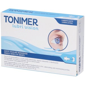 Gocce oculari tonimer lubri vision 15 monodose richiudibilida 0,5 ml