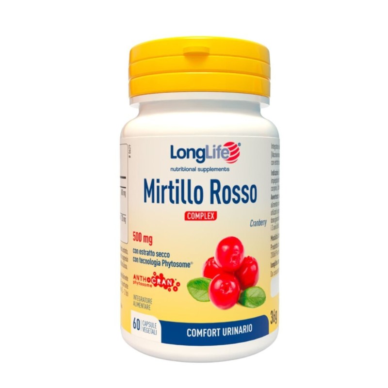 Longlife mirtillo rosso complex 60 capsule vegetali