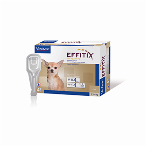 Effitix 26.8 mg/240 mg soluzione spot-on per cani di taglia molto piccola